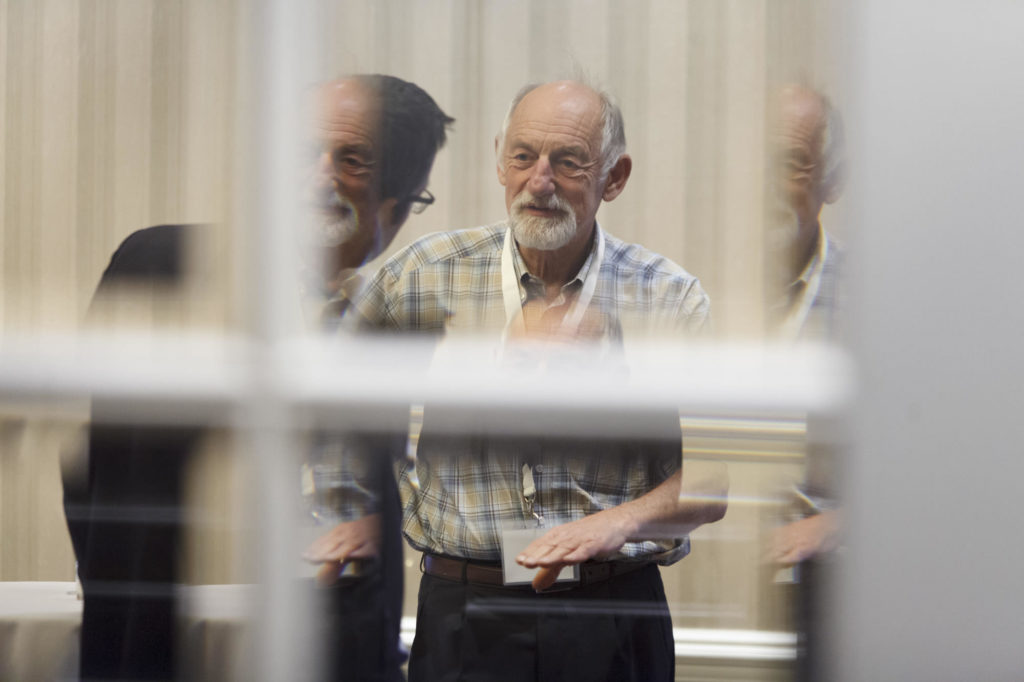 reflections shot through a window