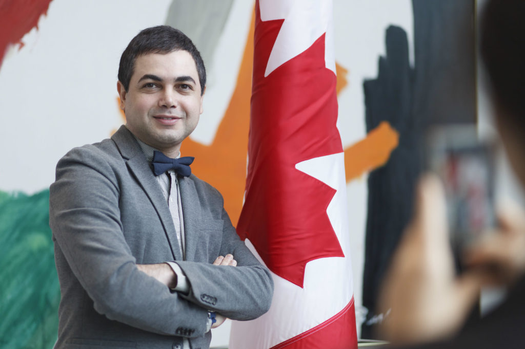 posing for photos following the ICC event