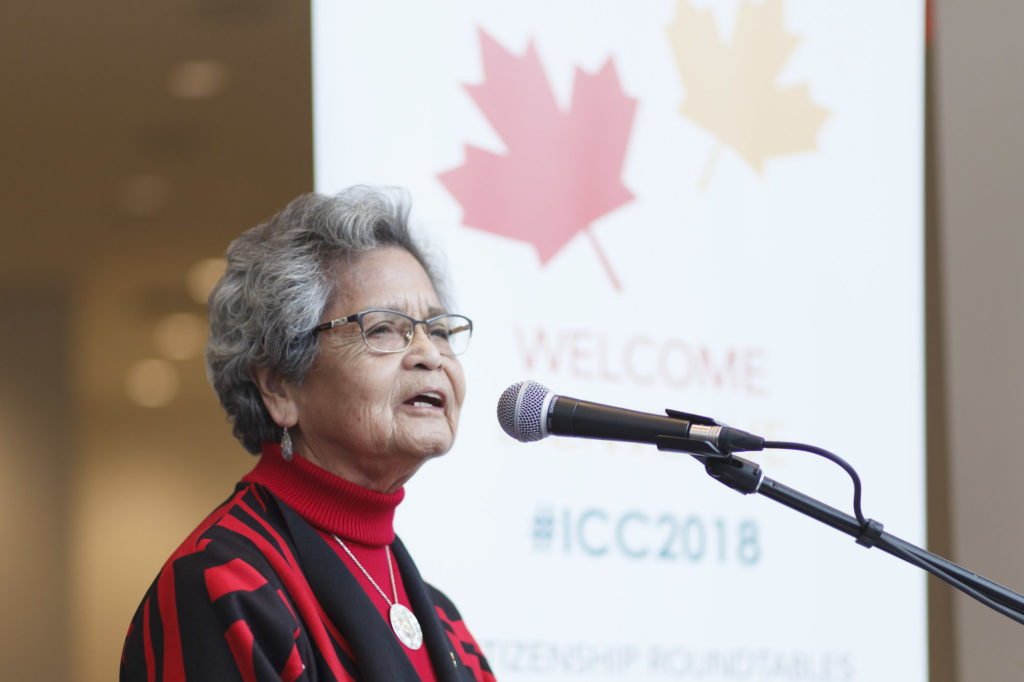 speaker during the event