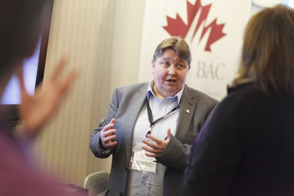 understanding risk candid networking break photos