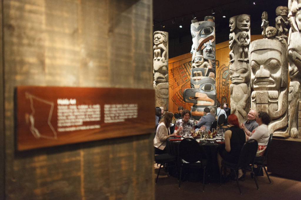 dinner at the BC museum