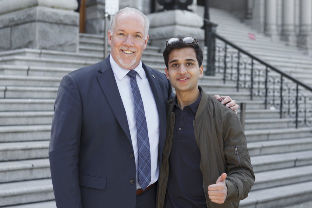 BC Premier John Horgan at the Hydrogen Car Event