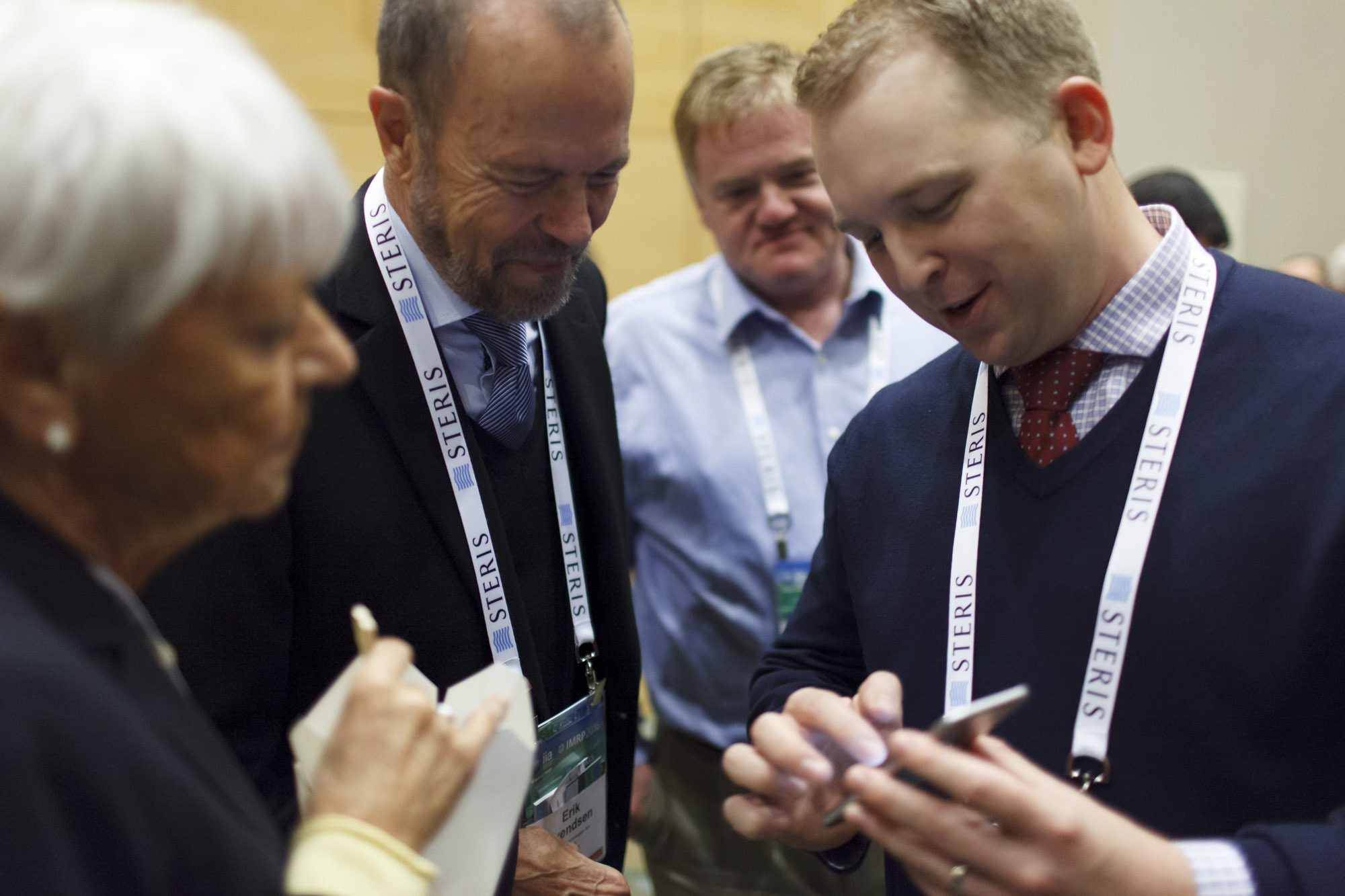 IMRP sponsors displaying something interesting on the smartphone