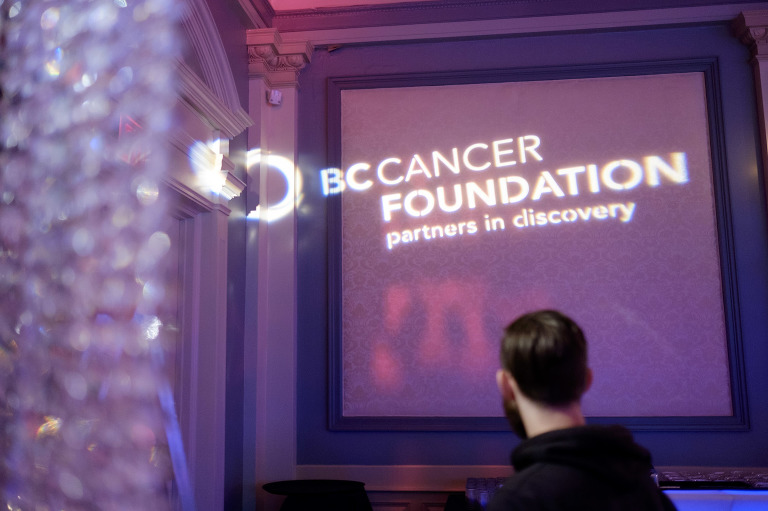BC Cancer Foundation logo at Jingle Mingle