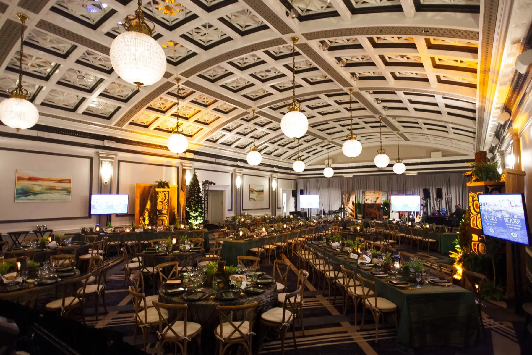 decor event photography in Victoria BC for the Ford conference