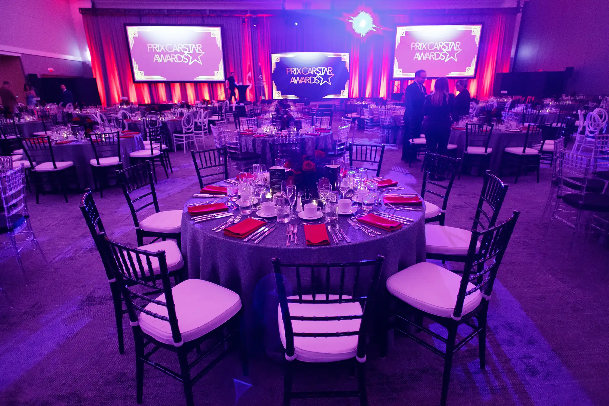 decor photography at an awards night at the Victoria conference centre