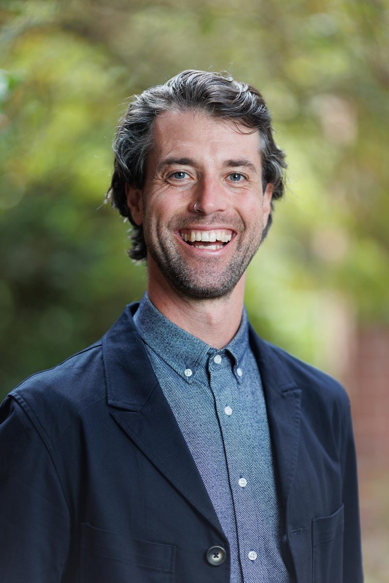 Headshots in Victoria BC of an MBA student outside at UVic