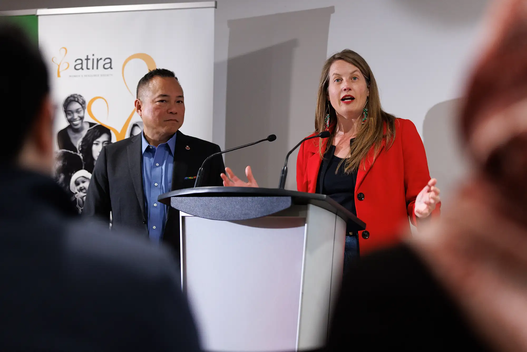 BC government announcement photography