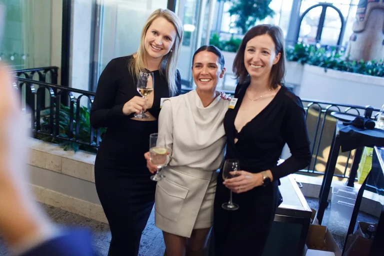 Guests at the 2023 Kia Awards Dinner Reception in Victoria, photographed by Victoria event photographer Geoff Howe