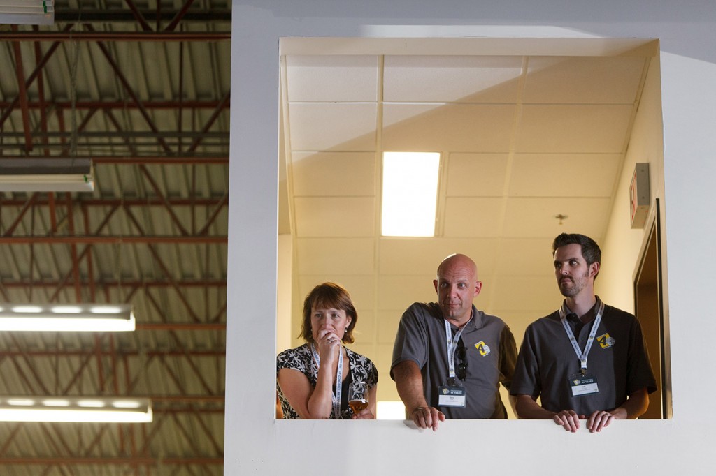 onlookers watch the kryton 40th anniversary event