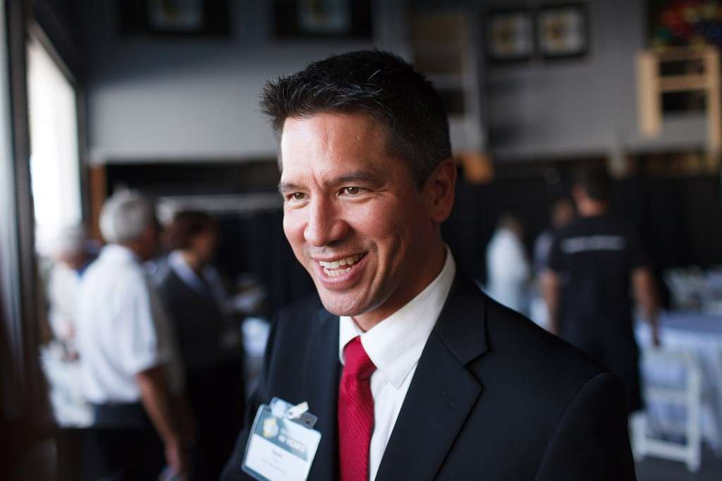 kryton representative speaks at the party