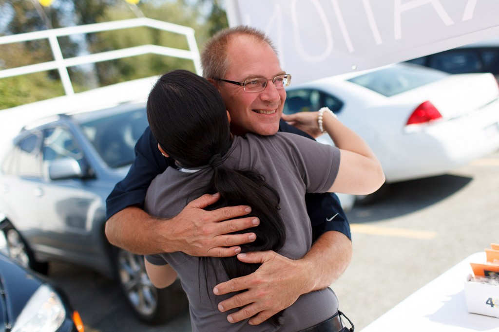 hugs during the kryton event